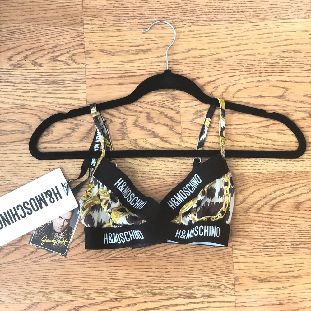 Moschino for H&M triangle bra top